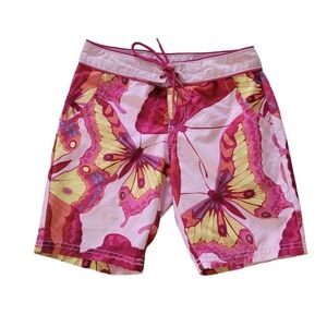 Gap Pink Butterfly Print Swim Shorts